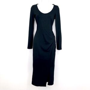 NWOT Treasure & Bond Side Ruched Midi Dress